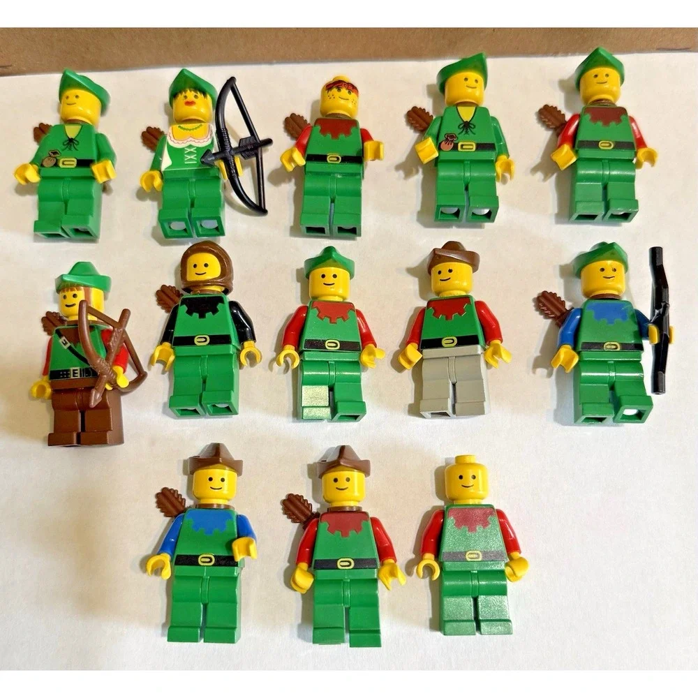 Lego 6071 Forestmen's Crossing Forestwoman Minifigures‎ Only Lot 1990